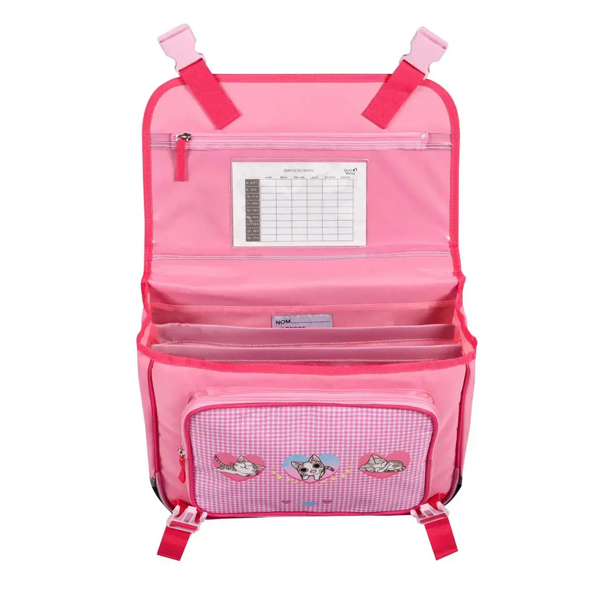 Cartable 38 - 3 compartiments Chi - 38x30x14 cm - Quo vadis photo du produit