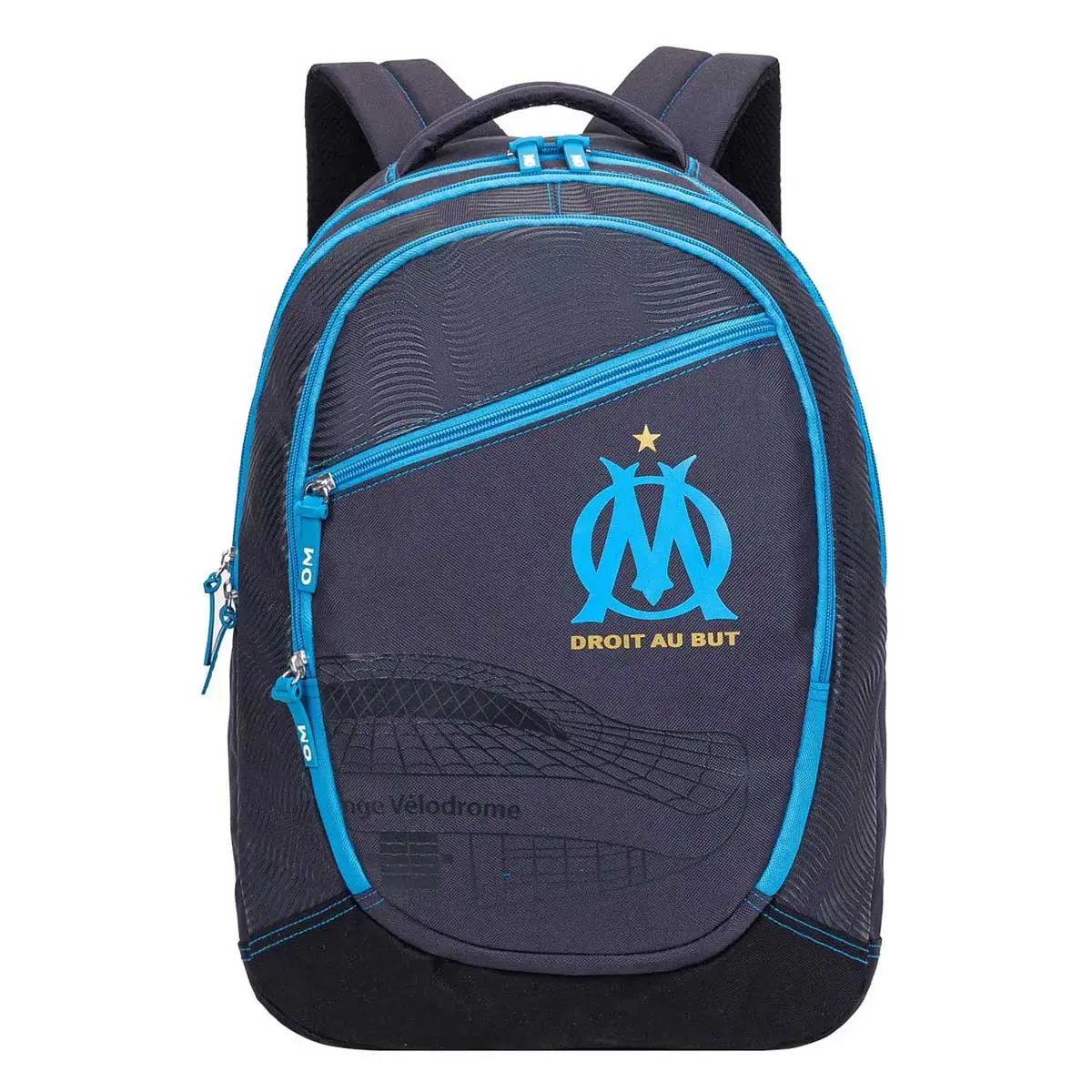 Sac à dos - 2 compartiments Olympique de Marseille - 32x43x14 cm - Quo vadis photo du produit