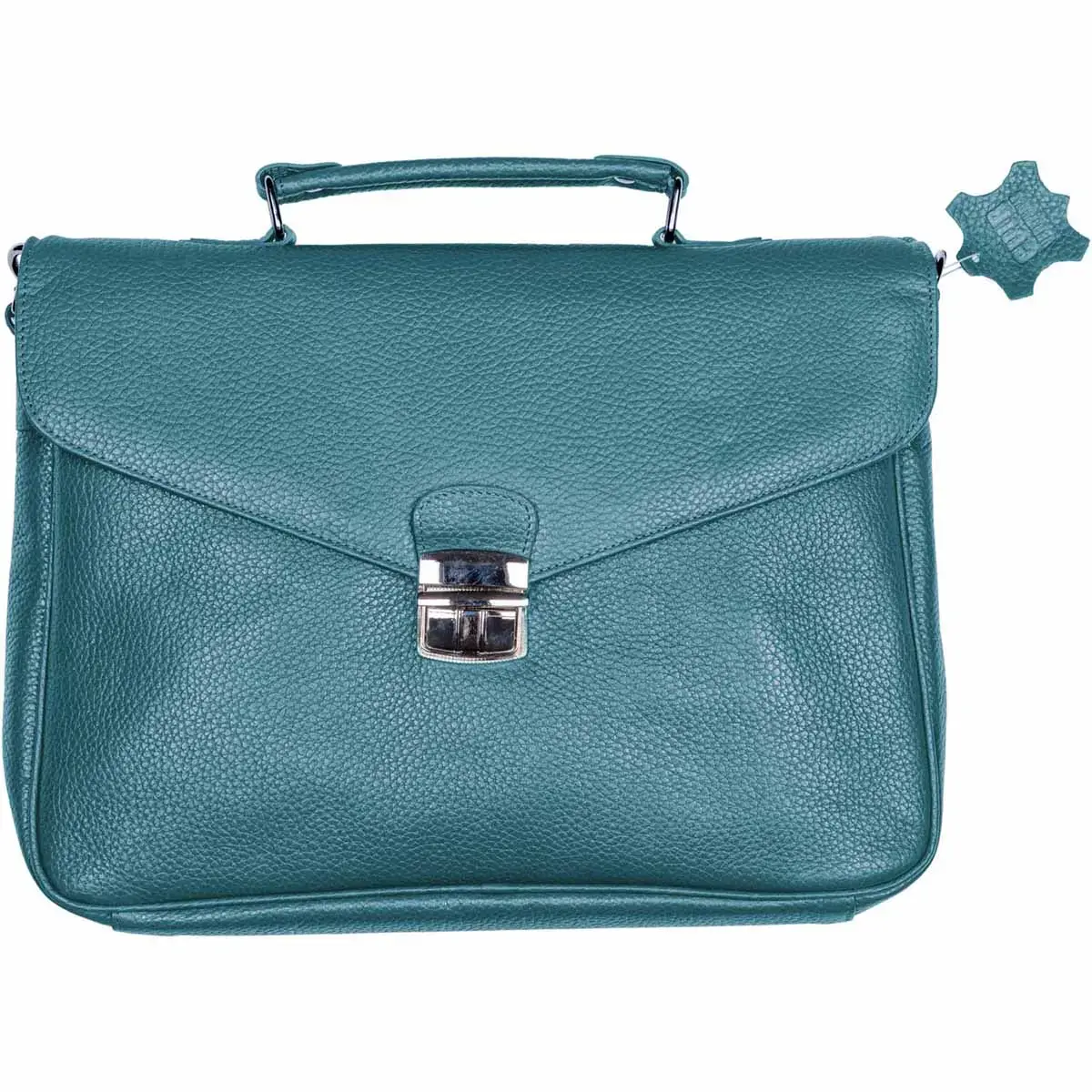 Sacoche fermoir metal - cuir Goya - 30x27x05 cm - Quo vadis photo du produit