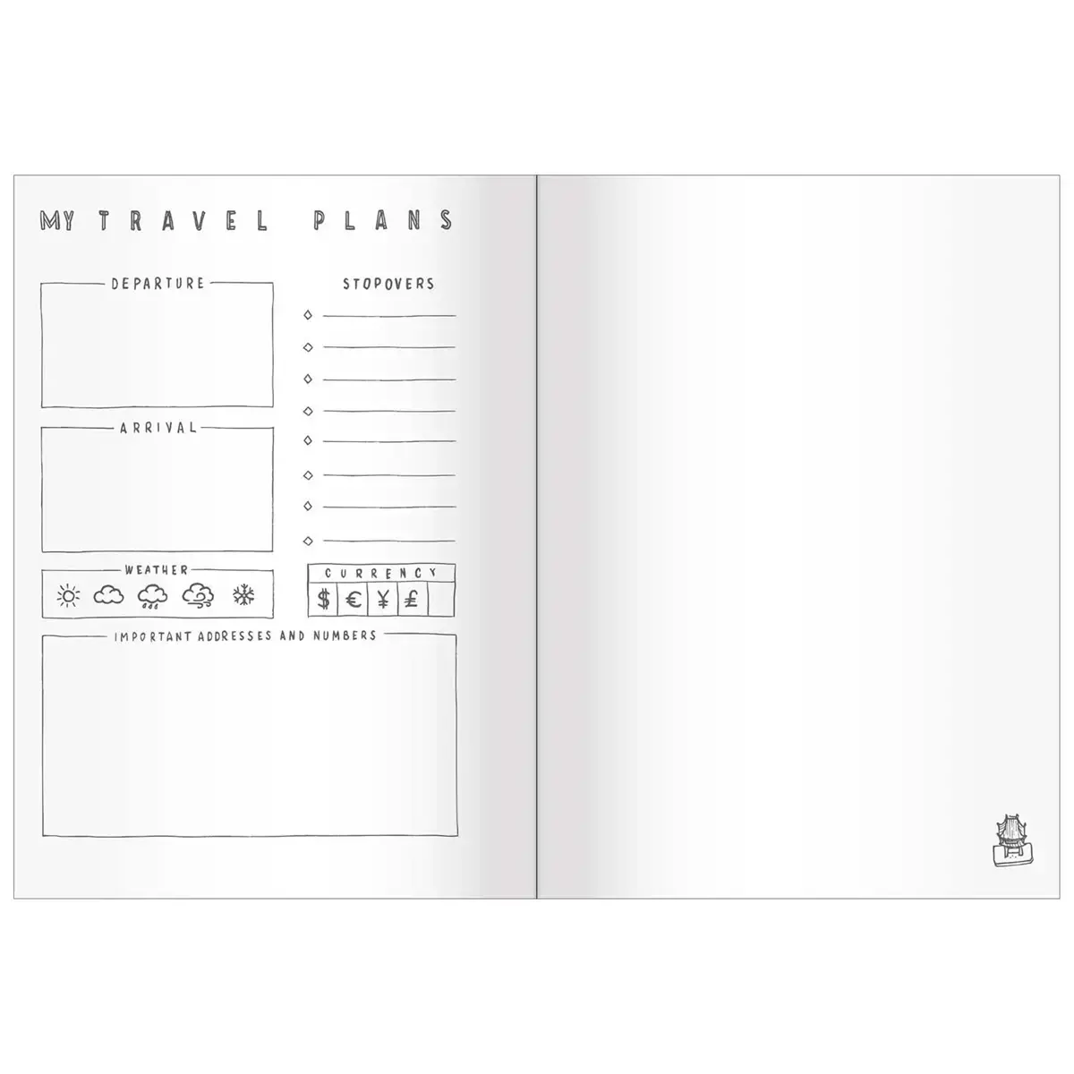 Carnet de voyages carnets thématiques - 15x21 cm - avec élastique - Quo vadis photo du produit
