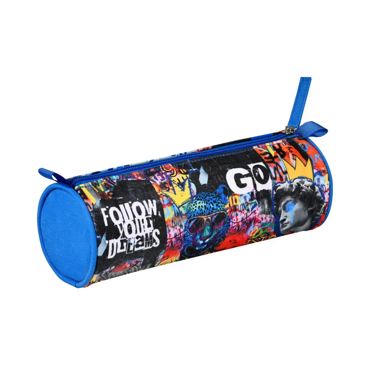 Trousse ronde Graffiti - 23x8x8 cm - Quo vadis photo du produit