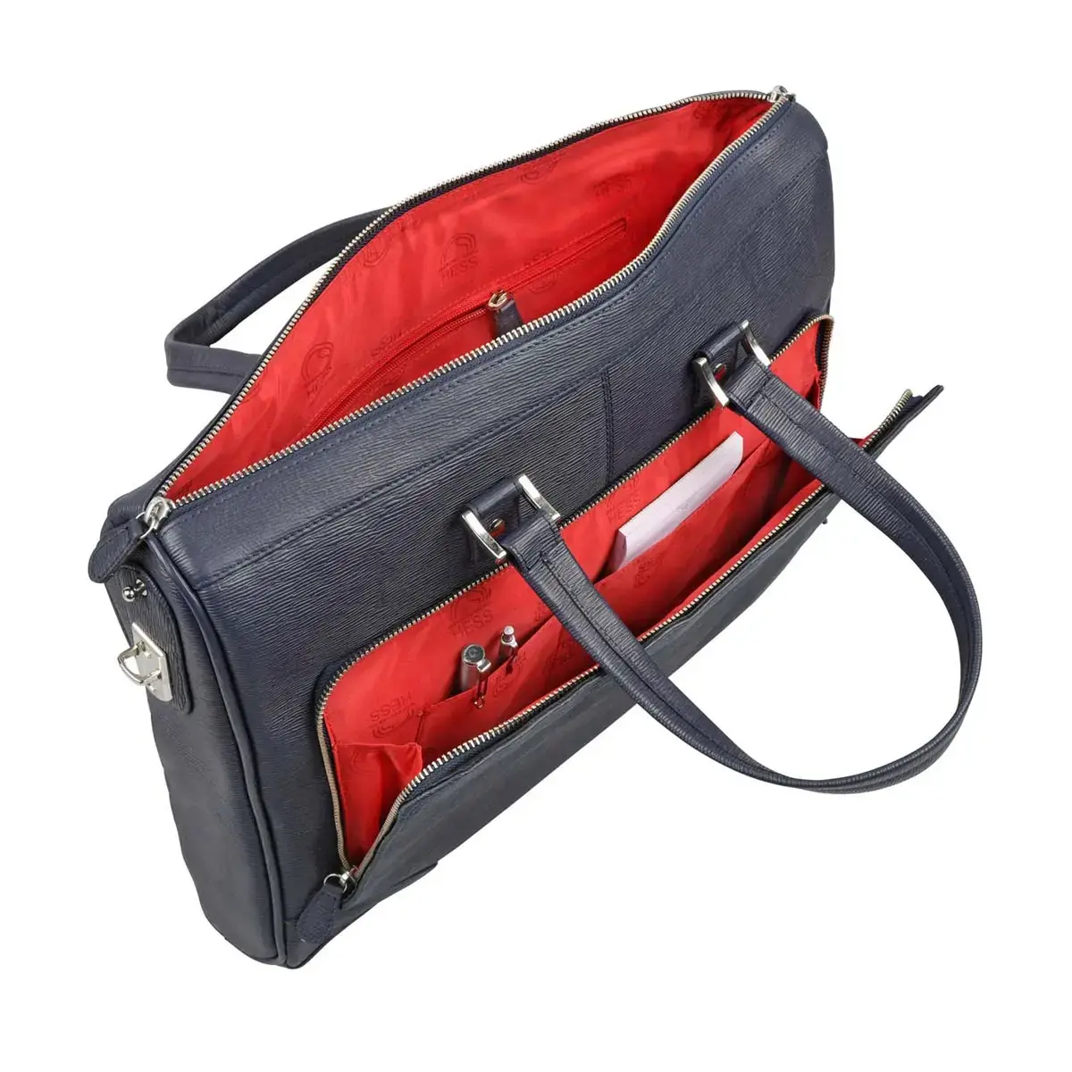 Sacoche papillon - Cuir Eaton - 41,5x30x9 cm - Quo vadis photo du produit
