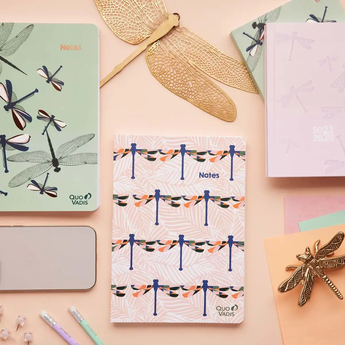 Carnet A5 192 pages Fly - 15x21 cm - finition ras&eacute; vif - Quo Vadis photo du produit