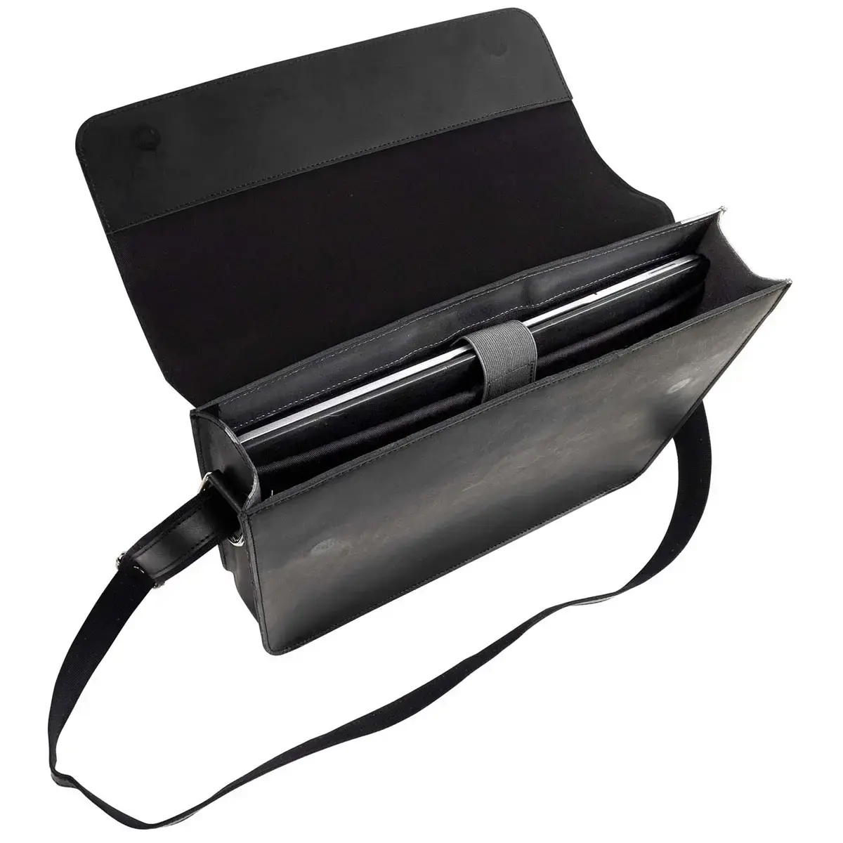 Besace ordinateur - Cuir Rangers - 36x30x7 cm - Quo vadis photo du produit