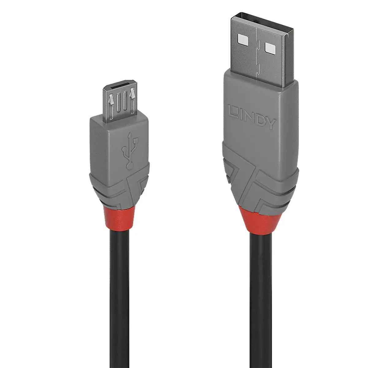 C&acirc;ble USB 2.0 type A vers Micro-B Anthra Line 2 m - Lindy photo du produit
