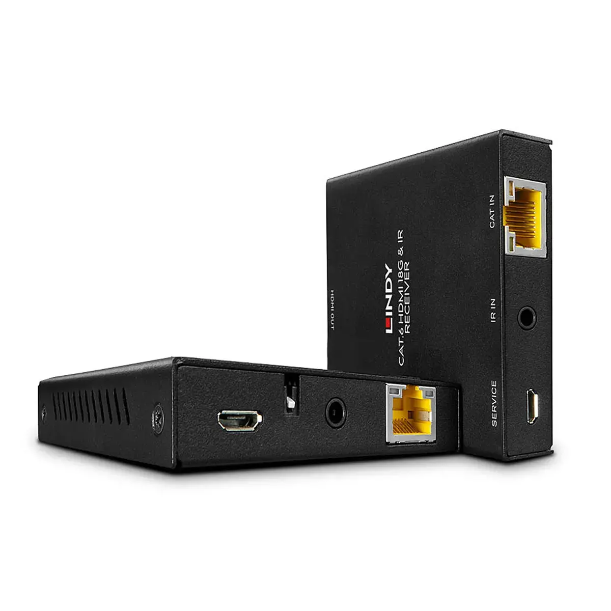 Extender HDMI 4K60 & IR Cat.6 50 m avec PoC & sortie loop - Lindy photo du produit