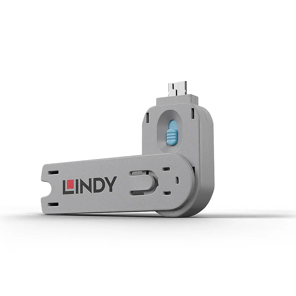 Clé pour bloqueur de port USB A bleu - Lindy photo du produit