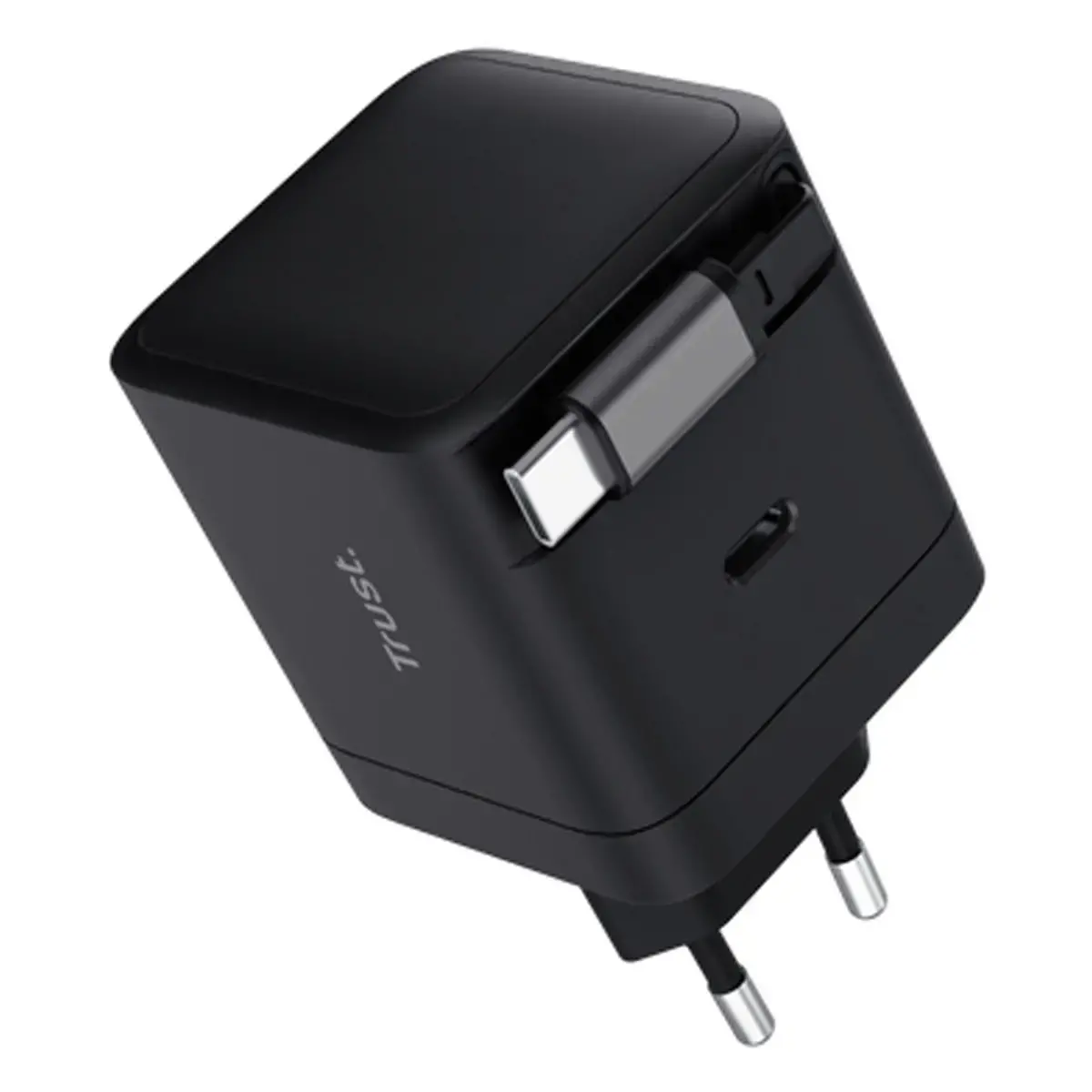 Chargeur USB-C Power Delivery rétractable Maxo 65 W - Trust photo du produit