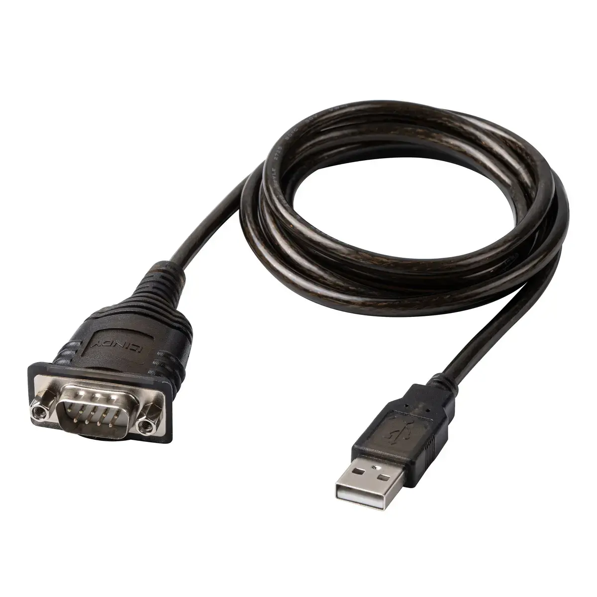 Câble série USB-A vers RS-232 43413 1,5 m gris - Lindy photo du produit