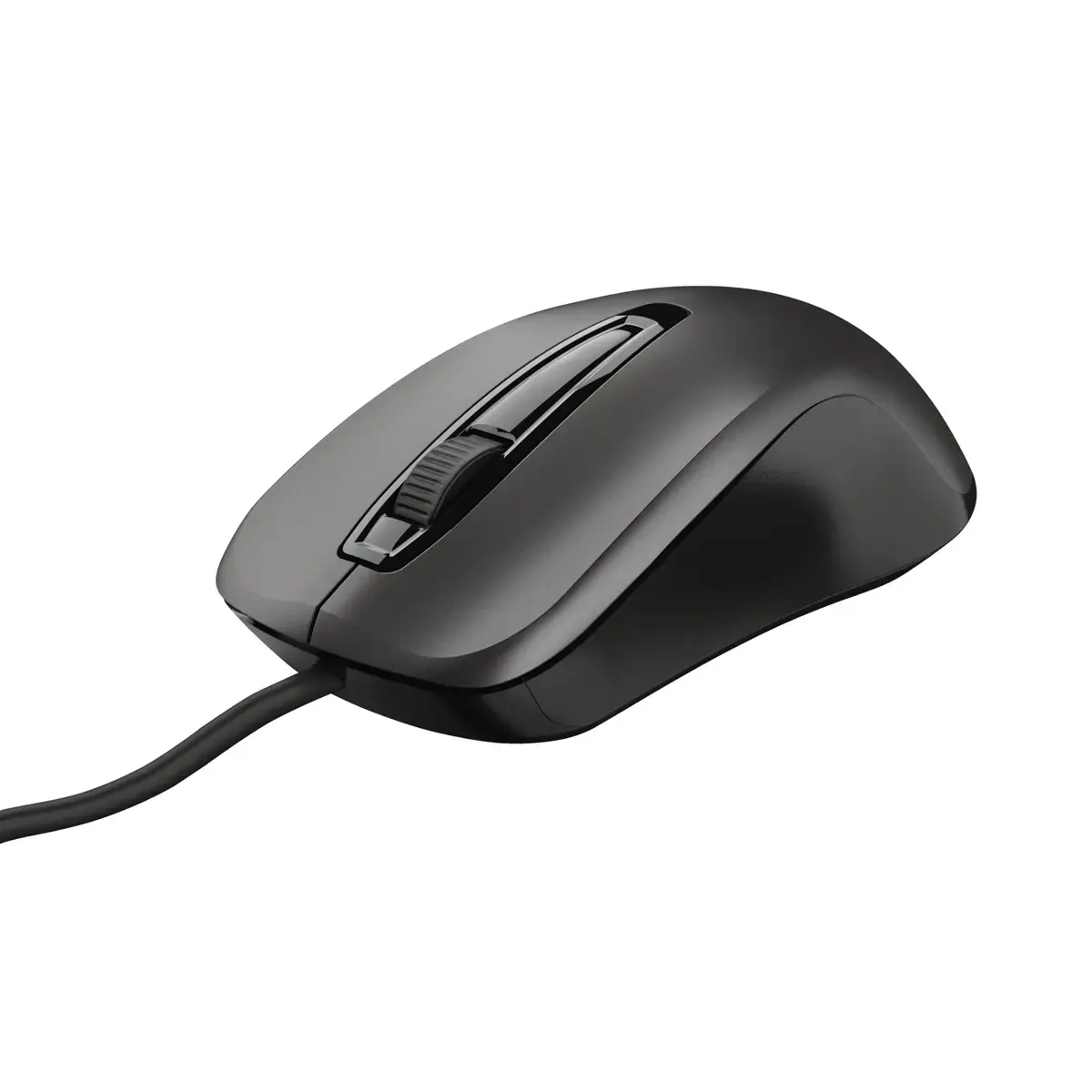 Souris filaire optique ambidextre Carve USB-A 1200 DPI - Trust photo du produit