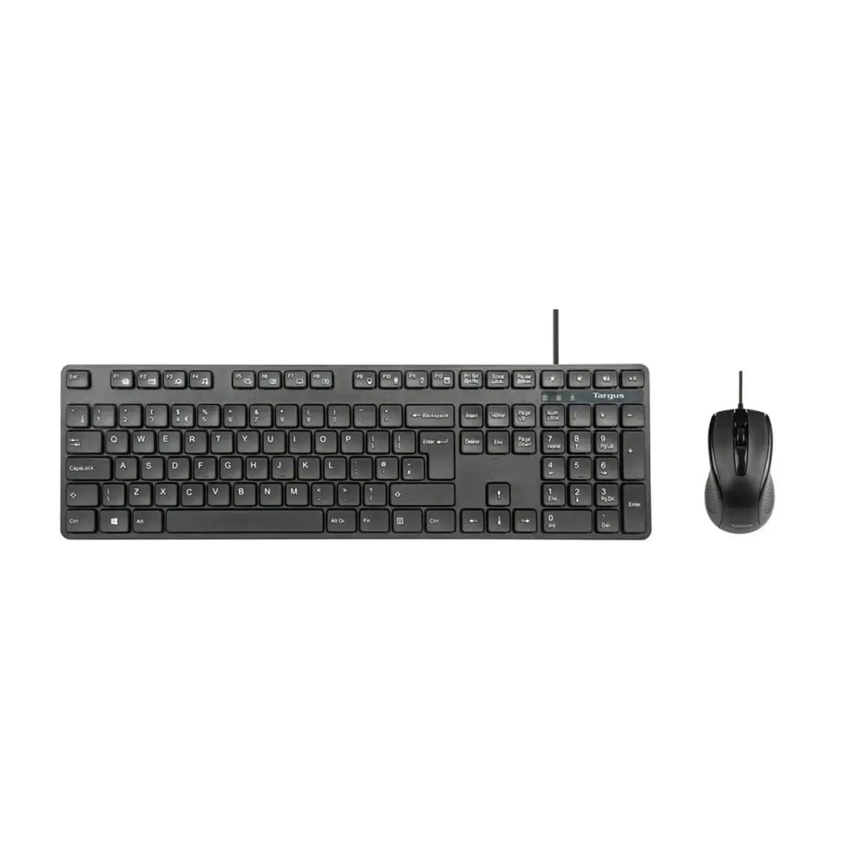 Ensemble clavier et souris USB AKM622FR AZERTY noir - Targus photo du produit