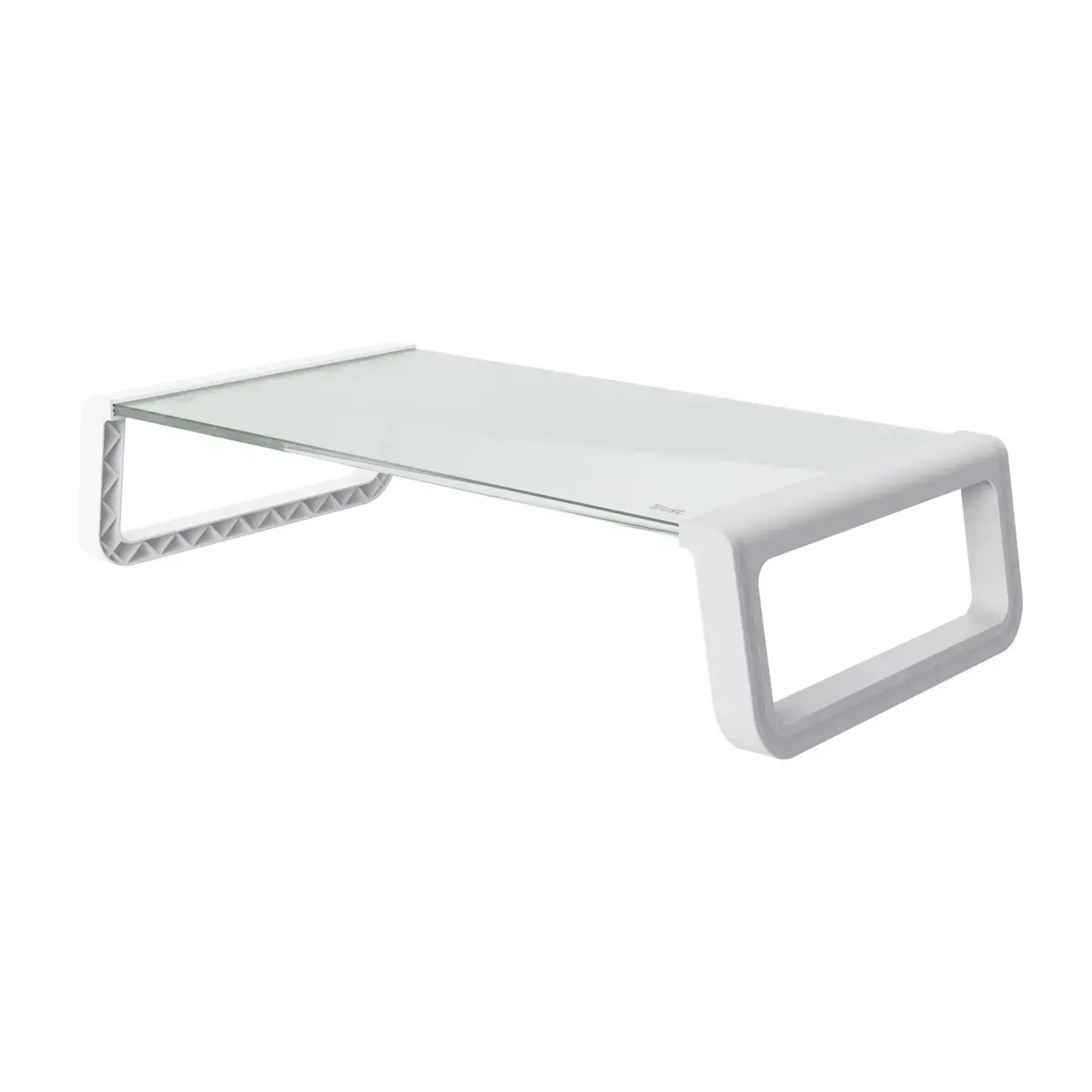Support d'&eacute;cran de bureau 25351 transparent et blanc - Trust photo du produit