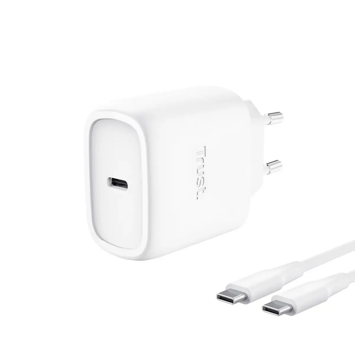 Chargeur secteur universel à charge rapide Maxo 45 W blanc - Trust photo du produit