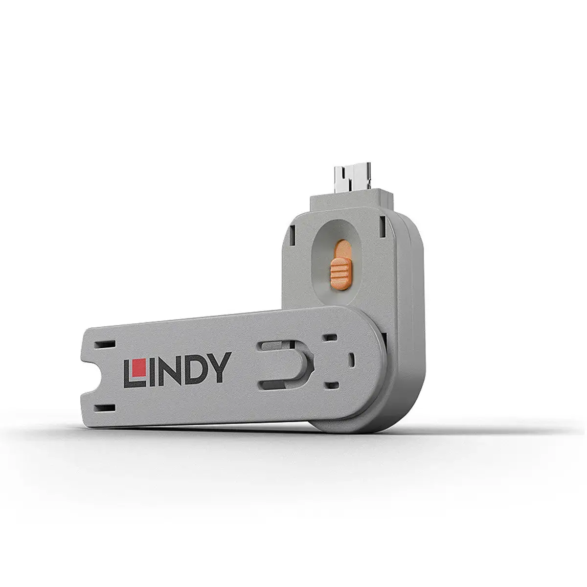 Clé pour bloqueur de port USB A orange - Lindy photo du produit