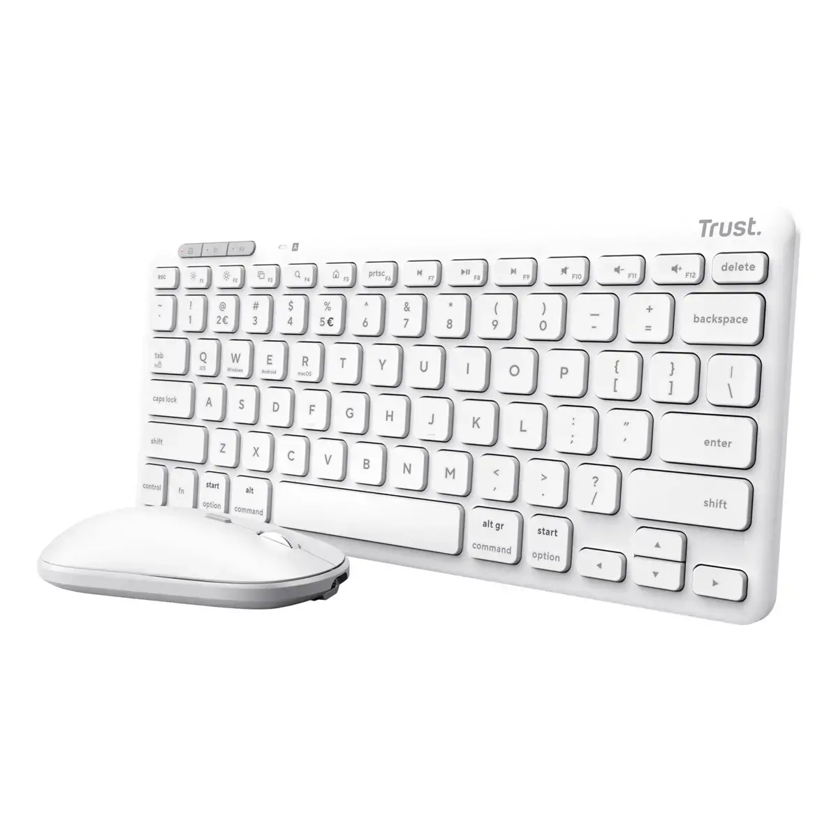 Ensemble clavier et souris sans fil multi-appareils Lyra - Trust photo du produit