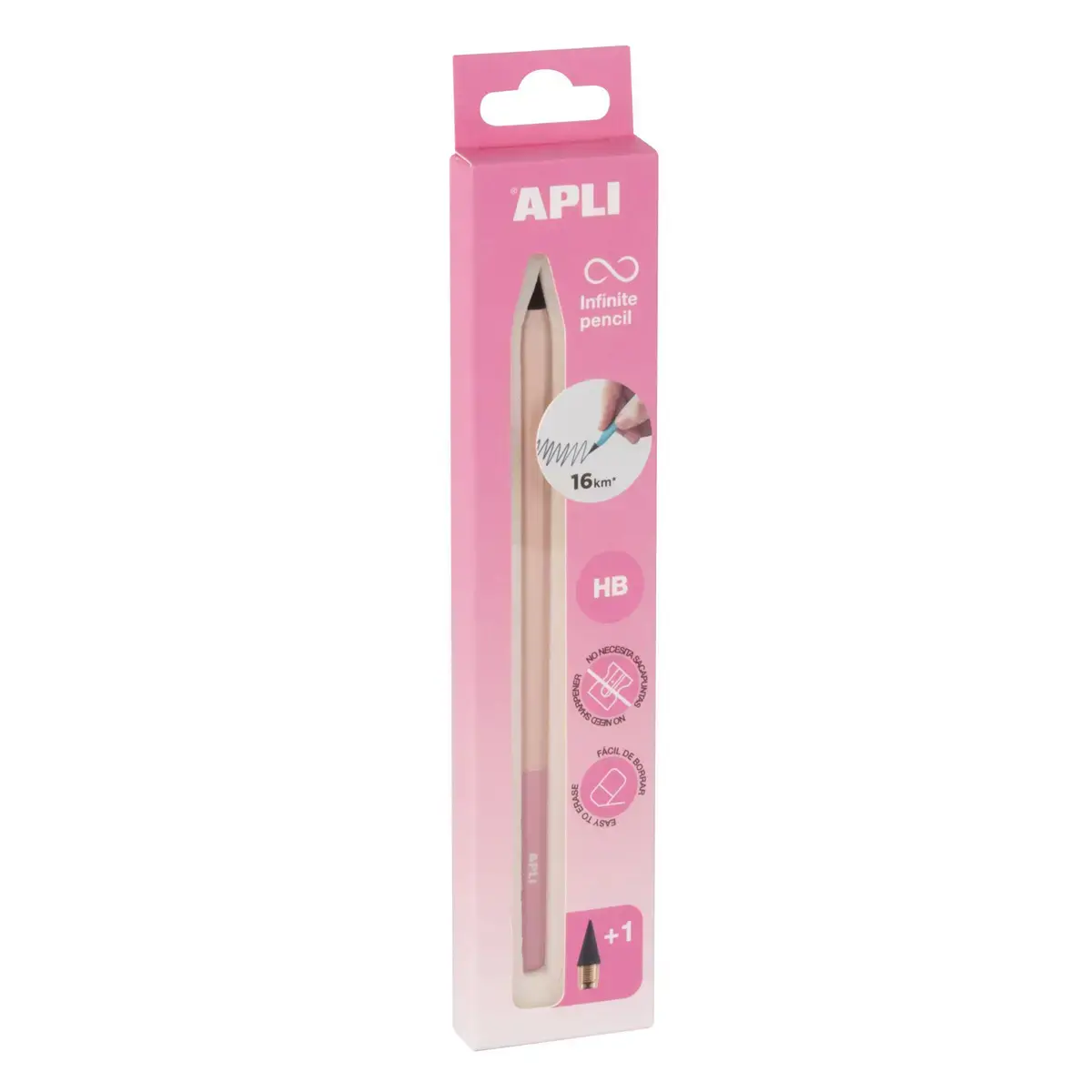 Crayon Infini rose Nordik - Apli photo du produit