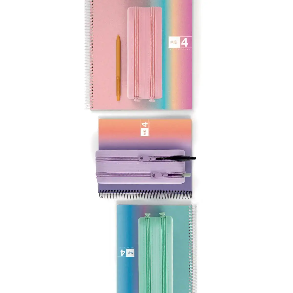 Présentoir de 16 trousses doubles en silicone Nordik - Apli photo du produit