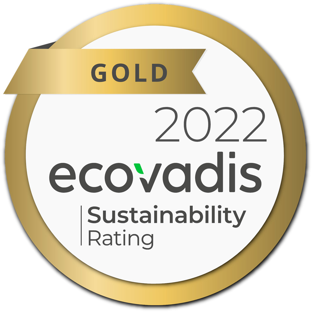 Label Gold Ecovadis 2022