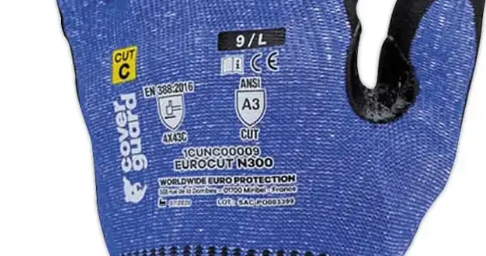 zoom marquage gants