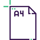 pictogramme papier A4