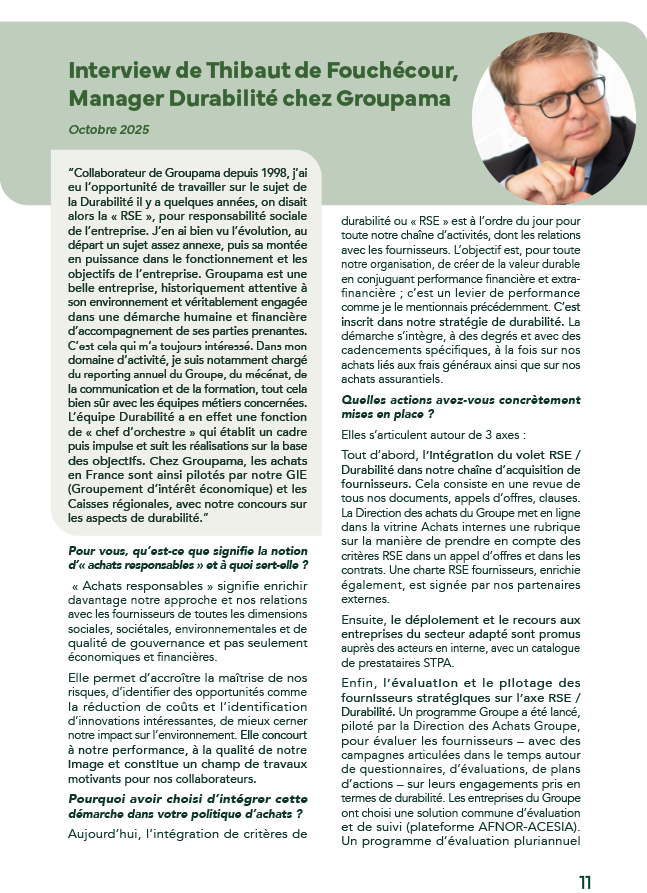 interview expert Groupama