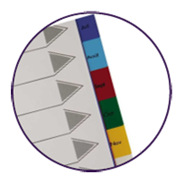 intercalaires en plastique